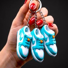 Brand House Çok Renkli 3D Ayakkabı V1 Anahtarlık Charm Mini Sneaker Çanta Süsü Hediyelik Aksesuar