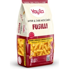 Yayla Glutensiz Mısır ve Sarı Mercimek Fusilli Makarna 400 G