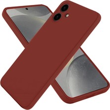 Ulu Pazarlama Samsung Galaxy A06 Kılıf First Silikon - Bordo