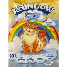 Rainbow Kedi Kumu Topaklaşan 10 Lt