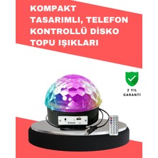 Ulu Pazarlama Çok Renkli LED Masaüstü Disko Topu Parti Aydınlatma Cihazı