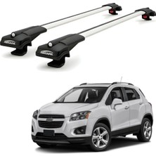 Rekapa Chevrolet Trax U200 Uyumlu Ara Atkı Tavan Barı , Araç Üstü Ekipman Taşıma Barı , 2 Adet - Gri