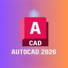 Autocad 2026 (Windows) - 1 Pc 2 Yıl Key (Full Sürüm) Lisans