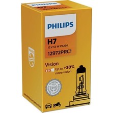 Philips H7 12V Ampul 55W + %30 Fazla Işık (2 Ad )
