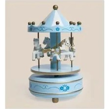 Byanes Müzik Kutusu Atlı Karınca Karışık Renk ( Çap: 10 Cm, Yükseklik: 18 Cm)