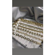Vip Gold Çeşitli Kararmaz Zincir Bileklik Modelleri