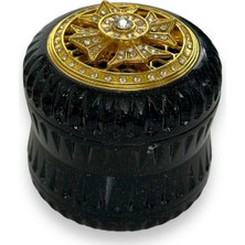 63MM Dönen Fidget Mıknatısklı Pürüzsüz Materyal Siyah Kahve Baharat Öğütücü Parçalayıcı Manuel 4  Katmanlı