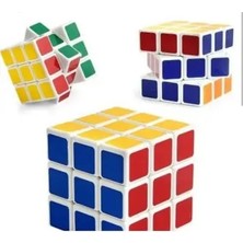 Byanes 3X3X3 Eğitici Zeka ve Sabır Küpü Yapboz Neon Renkler