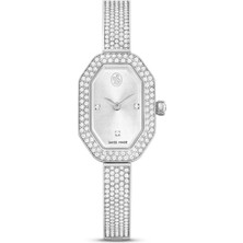 Swarovski Dextera Bangle Saat Metal Bileklik Gümüş Rengi Paslanmaz Çelik