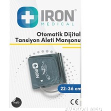 Tansiyon Aleti Manşonu 22-36 cm —  Otomatik Dijital Tansiyon Cihazı Yedek Manşon