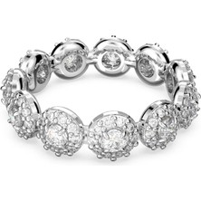 Swarovski Constella Band Yüzük Pave Beyaz Rodyum Kaplama 55