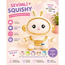 Squishy Astronaut Bunny 40CM Orjinal Peluş Oyuncak