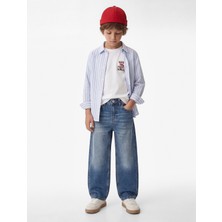Koton Pamuklu Cepli Rahat Kesim Denim Pantolon