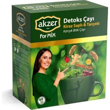 Tan Organik Detoks Çayı Kiraz Saplı &tarçınlı Karışık Bitki Çayı 60’lı