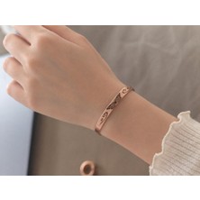 Neefy %100 Saf Bakır Kelepçe Bileklik – 6 mm Genişlik / 2 mm Kalınlık / 17 cm – El Işçiliği Minimal & Premium Tasarım