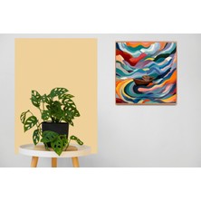 Galeri Mavi – “yolculuk” Özgün Akrilik Tablo | 60X60 cm | Vernikli | Çerçevesiz | El Yapımı