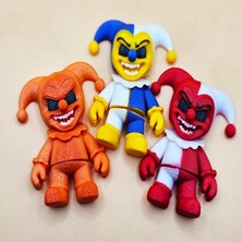 Brand House Çok Renkli 3D Joker Flexi Anahtarlık Charm Batman Karakter Çanta Süsü Hediyelik Aksesuar