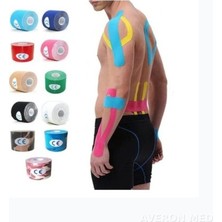 Iron Kinesio Kas Ağrı Bandı 5CMX5M — Bel Diz Boyun Omuz Sporcu Ağrı Bandı Kinesioloji Tape