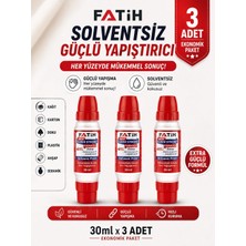 Fatih Solventsiz Güçlü Yapıştırıcı (3 Adet Ekonomik Paket)