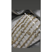 Vip Gold Taşlı Modeller Kararmaz Modern Bileklikler