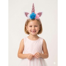 Laria Sevimli Unicorn Kız Bebek Çocuk Parti Tacı