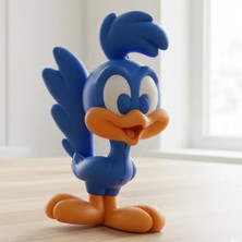 Brand House Çok Renkli 3D Baby Road Runner Tuner Anahtarlık Charm Sevimli Çanta Süsü Bag Charm Hediyelik