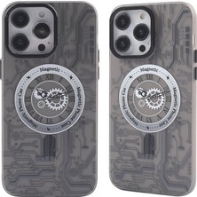 Eco Port Apple Iphone 14 Pro Max Kılıf Apollo Magneticsafe Desenli Kapak - Apollo Siyah - 1