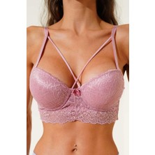 Ecem Yıldız Bralet Dantelli Destekli Sütyen