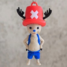 Brand House Çok Renkli 3D Tony Chopper Anahtarlık Charm Anime Karakter Çanta Süsü Bag Charm Hediyelik