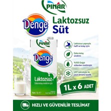 Pınar Laktozsuz Süt 1lt x 6 Adet