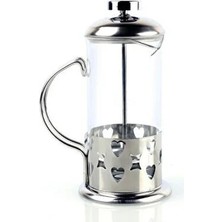 Byanes 350ML Cam French Press Süzgeçli Kahve ve Çay Demleme Kupa Bardak