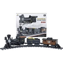 Tufy Toys Klasik Oyuncak Kara Tren Seti