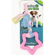 Cosmotex Eurodog Puppy T Pembe Beşgen Diş Kaşıma Oyuncağı