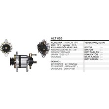Dodo Alternatör 12V 70 A.nıssan Levend 2.5-3000 Bmc Vakumlu Hıtachı Tipi (1 Ad )