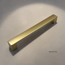 DKSDİZAYN 5 Adet Acar Mat Altın Dolap Kulpu – Ağır Metal Premium Kulp (128 mm / 160 mm / 224 Mm)