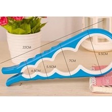 Byanes 4 Boy Sıkışmış Şişe Kavanoz Konserve Kapağı Açma Aparatı Açacağı