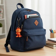 Brand House Çok Renkli 3D Garfield V2 Flexi Anahtarlık Charm Sevimli Kedi Figür Çanta Süsü