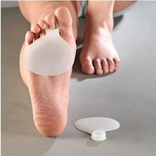 Byanes Ten/beyaz Renk Ayak Pedi Ayak Altı Nasır Önleyici Ped Silikon Halkalı Metatarsal Ped Nasır Önleme
