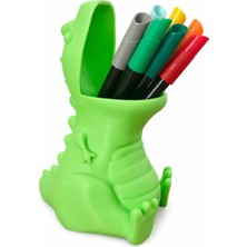 Yapı3D Dinozor Tasarım Kalemlik 10 cm -Masaüstü Organizer | Sert Plastik Eğlenceli Kalem Tutucu