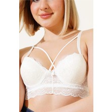 Ecem Yıldız Bralet Dantelli Destekli Sütyen
