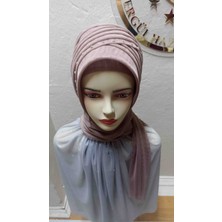 Ergül Hazır Duvak Simsiz Vizon Nuray Model Hazir Turban,hazır Duvak,hazır Şal,abiye Şal, Düğün,sünnet,mezuniyet