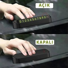 Byanes  Mıknatıslı Araba Telefon Numarası Numaratör Parkmatik, Araç Numaralık, Park Numaratörü