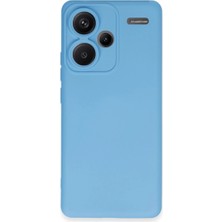 Ulu Pazarlama Xiaomi Redmi Note 13 Pro Plus Kılıf Nano Içi Kadife Silikon - Mavi