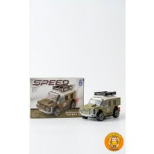 Bricks Mini Araba Yapı Blok Seti - Çek-Bırak Spor Araba Yapım Seti -Speed (80 Parça)