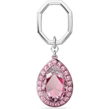 Swarovski Lucent Anahtarlik Pear Cut Pembe