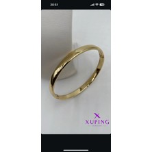 Xuping Gold Klipsli Çelik Bilezik