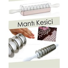 Byanes Metal 9 Bıçaklı Mantımatik Mantı Kesici Merdane Mantı Kesme Aparatı