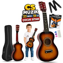 Fourtune Loki T-80SB 6 Telli Sunburst Çocuk Gitarı Gerçek Ağaç