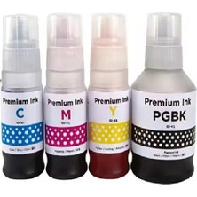 Cosmicplus Canon Megatank Pixma G2570 Yazıcı GI41 4 Renk Muadil Canon Gı 41 Mürekkep Seti