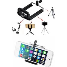 Byanes Tripod Bağlantılı Telefon Tutucu Aparat
